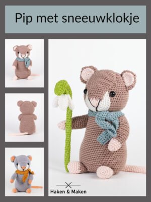 [Haakpatroon] Pip met sneeuwklokje